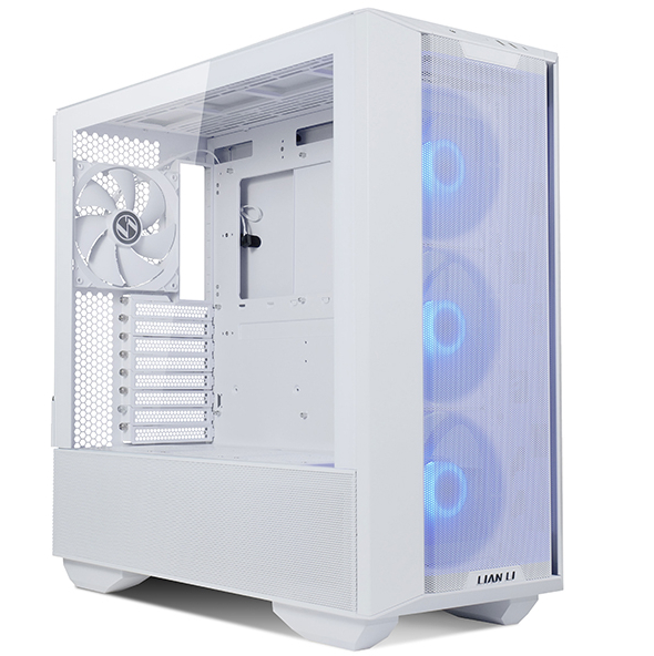  <B>Mid-TowerCase:</b> LANCOOL III - White RGB<BR>3x 140mm ARGB PWM Fans, 1x 140mm PWM Fan, 2x USB 3.0, 1x USB Type-C, 1x Audio, Tempered Glass Side Panels, Supports: E-ATX/ATX/mATX/mini-ITX  